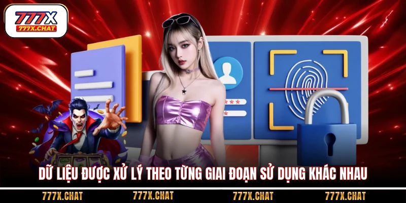 Dữ liệu được xử lý theo từng giai đoạn sử dụng khác nhau